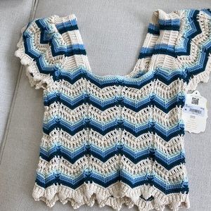 Altardstate crop short-sleeved sweater